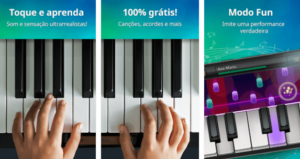 Aplicativo Tocar Piano Grátis