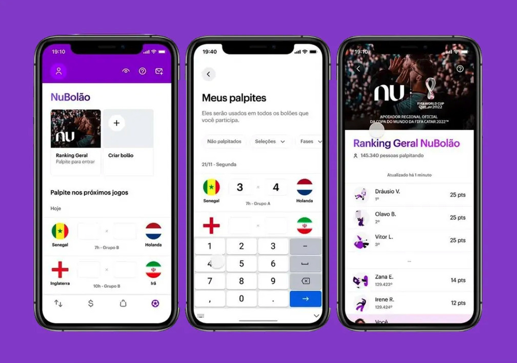 NuBolão: Como usar o bolão da Copa do Nubank