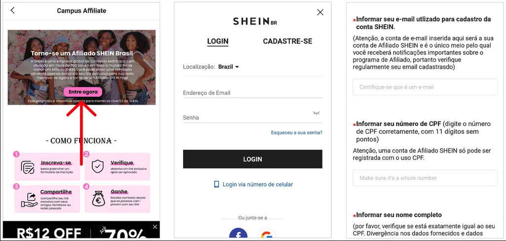 Como ser afiliado na Shein | Guia Prático