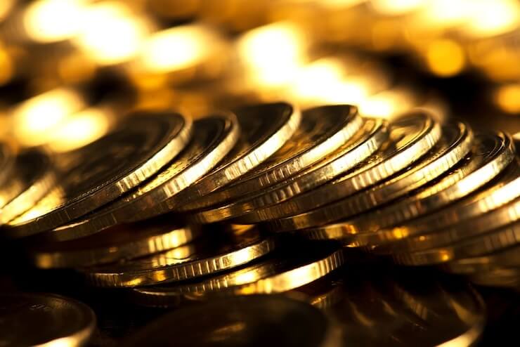 Moedas de ouro